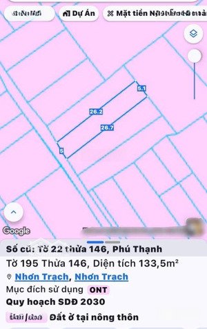 bán gấp đất dt 133m2 tại phú thạnh, nhơn trạch. full thổ cư, giá đầu tư sinh lời tương lai gần