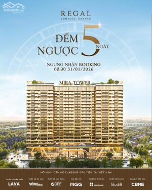 Căn hộ cao cấp bàn giao chuẩn 5 sao REGAL COMPLEX ĐÀ NẴNG, Booking sớm CK lớn lên đến 18%