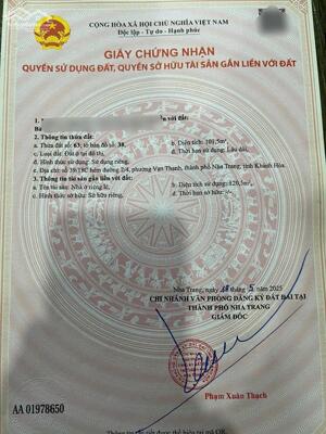 Bán Nhanh Nhà 2 Tầng Hẻm Trung Tâm Nha Trang – P. Vạn Thắng