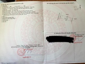 lô đất (chính chủ) nằm ngay cổng chào long điền(điểm giao cao tốc biên hòa vũng tàu)