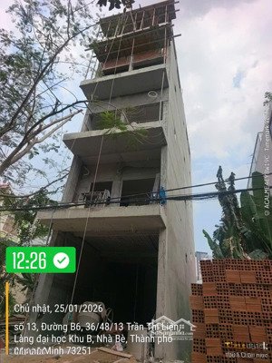 hailongreal: chdv 16.5ty, dt: 5x20m, 5 tầng, đường d6, làng đại học, lê văn lương, nhà bè, giáp pmh