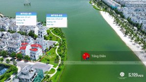 tống diễn . bán cặp biệt thự ngọc trai đảo nhỏ, căn góc view hồ ++ ~300m2 lưu không