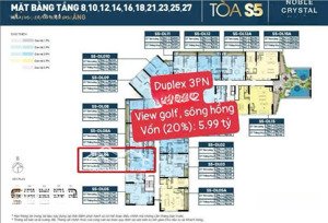 sở hữu nóc nhà ciputra - dinh thự trên không full nội thất- duplex thông tầng - giá chỉ 175tr/m2