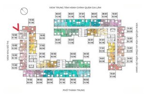 bán gấp cc blue star giá rẻ nhất, 3,968 tỷ, 57,1 m2, 2pn, 1wc view ngoài tầng trung tại gia lâm, hn