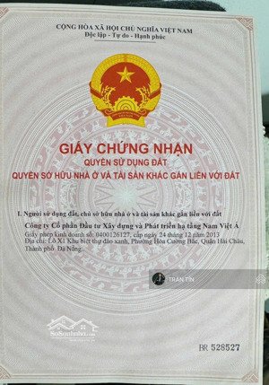 lô đất mặt tiền đường đinh thị hoà, sát phạm văn đồng, cách biển 500m
