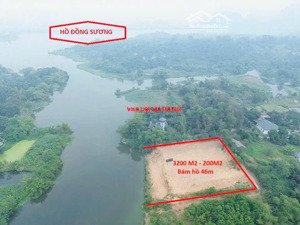 cần bán gấp 3200m2 / 200 thổ cư bám hồ đồng sương tại lương sơn - hoà bình. giá cực tốt