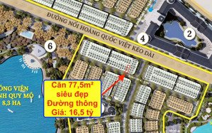 căn 77,5m² siêu đẹp, đường thông 2 công viên giá 16,5 tỷ. trục chính hot nhất noble tây thăng long