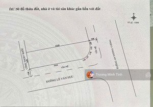 lô góc 2 mặt tiền lớn an dương vương & lê văn hữu cách sông hàn 100m. giá đầu tư, dt 140,6 m2