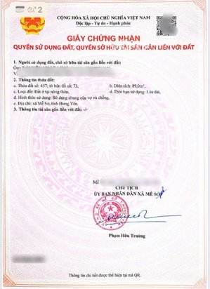 bán nhanh lô đấu giá mễ sở, đường 13.5m, 89m2, mặt tiền 6.5m. giá 4 tỷ 