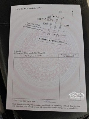 bán đất an điền cách dt 748 chừng 30m đường nhựa. dt 6,5x14m, thổ cư 70m2. giá 1ty150