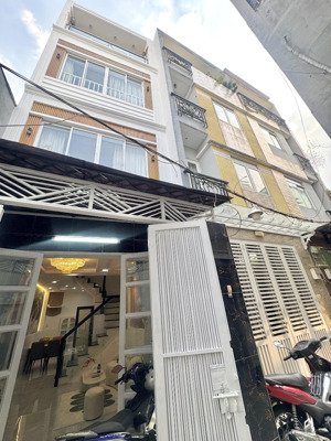 nhà đẹp ở ngay sát mặt tiền phan văn trị - 3tầng (3.6 x 11) (4p ngủ) hẻm thông - giá chỉ 6.85tỷ