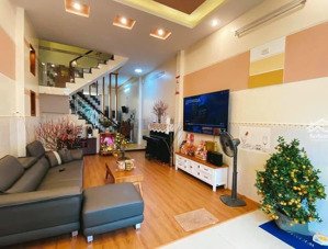 đối diện hoa viên! nhà đẹp full nội thất kdc bình phú 4x16m, 4 tầng - gần công viên vành đai