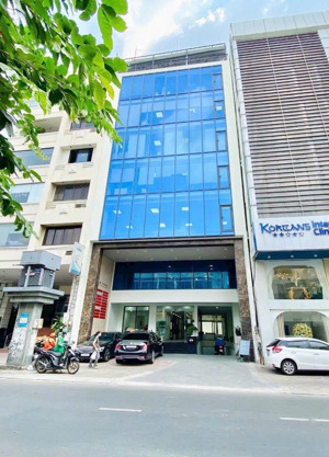 cho thuê tòa nhà kđt trung yên 100m2, mt6m, 6 tầng thông sàn làm vp giá chỉ 65tr/th lh:0989031677