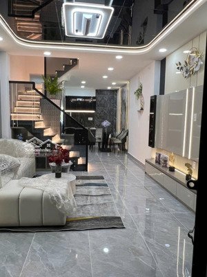 bán nhà 3 tầng xây mới 100% - full nội thất - 3pn 3wc - chỉ 5tỷ75