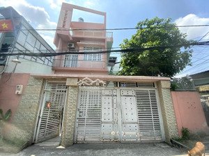 tân thới nhất, quận 12, nhà 3 tầng, ngang 10m, 200m2 xe hơi ngủ trong nhà hẻm thông