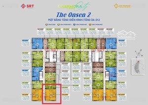 căn góc 3pn ch28 tầng cao toà onsen 2 charmora city - sun nha trang - sun group