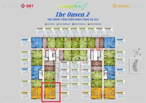 căn góc 3pn - ch28 tầng cao toà the onsen 2 dự án charmora city - nha trang. giá chủ đầu tư.