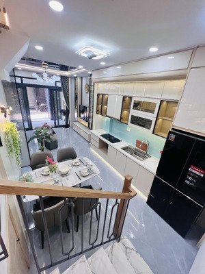 nhà đẹp tân bình, hẻm ô tô, phan huy ích, xách vali vào ở đón tết, 4 tầng btct, 4x10m, chỉ 7 tỷ.