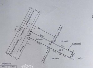 đất thổ 194m2 mặt tiền đường kinh a xã lê minh xuân