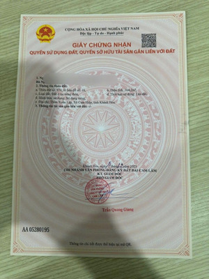 chỉ 450tr chính chủ cần tiền bán, lô đất rẻ duy nhất cam lâm dân cư an toàn, sổ full thổ đường ô tô