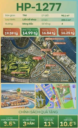 đôi căn shophouse hot hit tại tuyến đường đẹp nhất đảo tỷ phú vũ yên