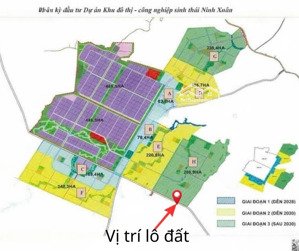 siêu phẩm đất đt5 3 mặt tiền kẹp vàng hiếm có tại kcn ninh xuân