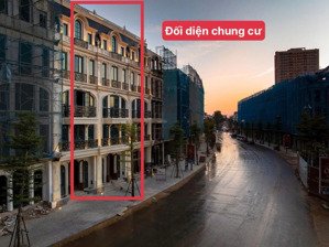 shophouse mặt đường 27m gần chung cư, công viên và tiện ích nội khu. chỉ 1phút kết nối ra hqv