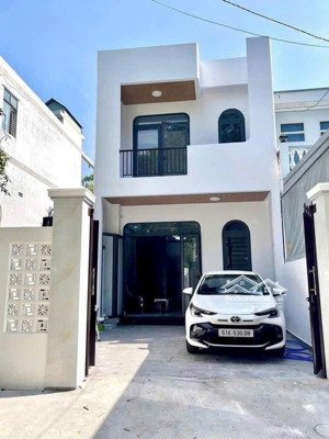 bán nhà mới xây 1 trệt 1 lầu mặt tiền dx90 hiệp an đường nhựa 6m thông nằm sát phan đăng lưu