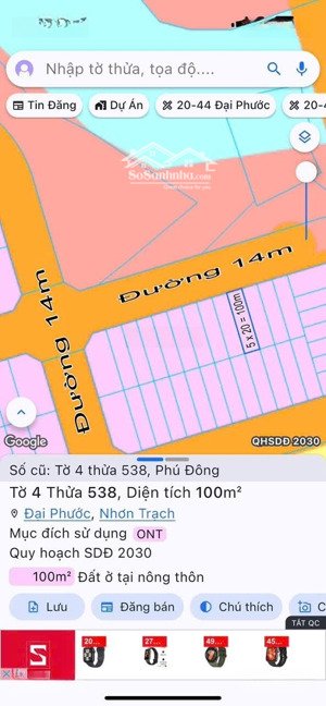 cần bán tái định cư phú đông mặt sông (5 x 20m)shr - xây dựng tự do - sát phú mỹ hưng - cầu cát lái