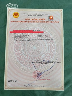 bán nhà gần biển hòn chồng - chợ vĩnh hải - 3 phòng ngủ - chỉ 36tr/m2