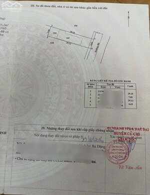  cần bán gấp đất có nhà nát 198m², xã Phước Vĩnh An, huyện Củ Chi – 850 triệu – sổ hồng riêng