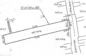 bán đất dt 794m2 đất thổ hẻm 1041 trần xuân soạn,tân hưng,q7, hcm, giá 60 triệu / m2, lh 