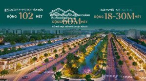 siêu đô thị - gần bến xe miền tây 110m2 - mặt tiền đường nguyễn văn linh-629tr/nhận nền - sổ riêng