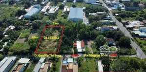 đất 1/ ngắn đường sông lu, dt gần 1.600m2 (25m x 60m) - thổ cư 300m2