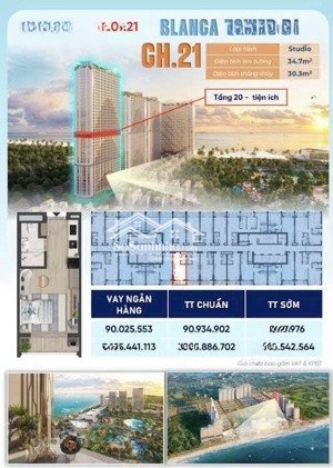 "duy nhất" 01 suất nội bộ căn studio 34m2 - view "sun world" giá gốc mở bán đầu tiên 19/06/2025.