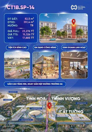 shop vin gate cổ loa - cam kết tiền thuê 25%/5 năm - tặng gói nội thất cao cấp tới 500 triệu đồng