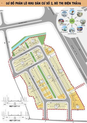 đất khu dân cư số 2 điện thắng - ( kđt dhtc điện thắng bắc 