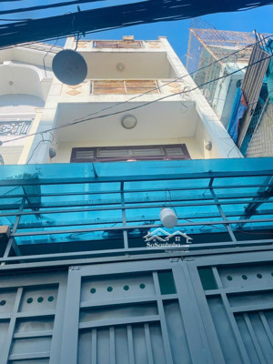 bán nhà lạc long quân tân bình hẻm thông hồng lạc 3 tầng + sân thượng. giá 6 tỷ