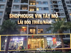 từ 4tỷ-đầu tư shophouse 69m2 the victoria- kđt vinsmart city-cho thuê kd 80tr/tháng-sổ đỏ- ck 10.5%