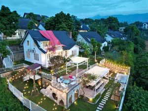 villa đẹp!lương sơn cư yên giá cực rẻ - bán gấp! lô góc 406m2 full đồ sang trọng - view suối