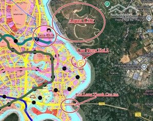 lô đất mặt tiền, vuông vắn gần cầu đồng nai 2 vừa khởi công, diện tích 50x33m, 1600m2 giá 21 tỷ