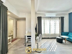 cho thuê căn hộ 1 phòng ngủ - cửa sổ - ban công - rộng 60m2 - an ninh - yên tĩnh - thoáng mát