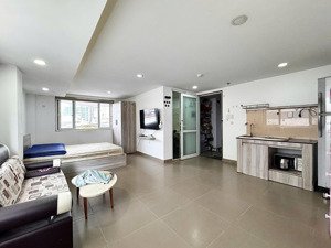 chính chủ cho thuê căn hộ đầy đủ nội thất 45m2 ngay ung văn khiêm, bình thạnh - dọn vào ở ngay