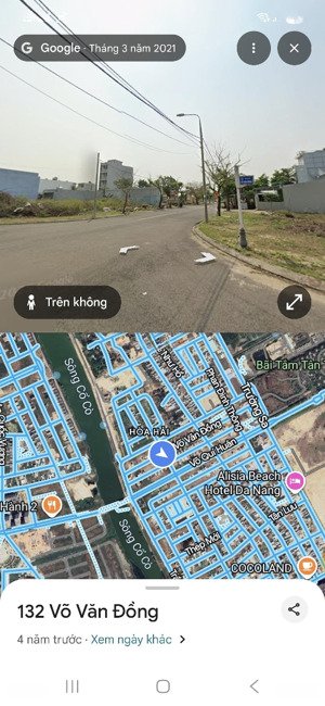 tân trà, lô góc đẹp 136.5m2 - đường 7,5m, 10.5m thông biển. vị trí tiềm năng, giá tốt