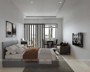 dự án mới 100% miễn phí tiền nhà tháng 2,full nt,rộng 40m2,ban công lớn,máy giặt riêng gần đh vlu