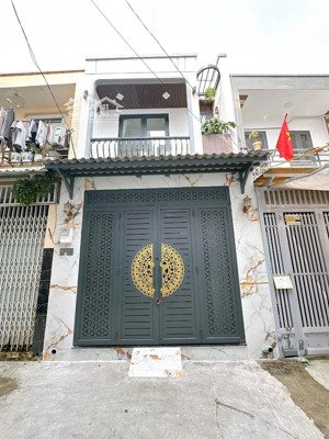 bán nhà mới 4x14m 1 trệt 1 lầu 3pn 3wc hẻm xe hơi đường số 12