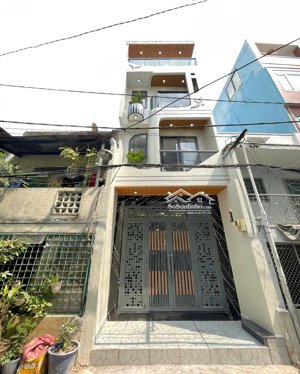 nhà 3 lầu mới tinh, đẹp 100% hẻm 5m đường bình tiên, q. 6