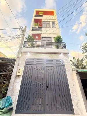 nhà mới đón tết - 4 tầng (4x13) - hẻm xe hơi - tặng nội thất - gần hiệp thành city - quận 12.