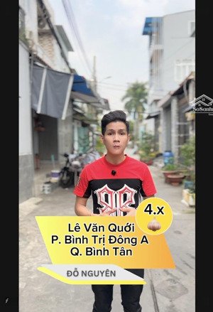 nhà bình tân - lê văn quới - 4 phòng ngủ - hẻm xe hơi - 33 m2 - chỉ hơn 4 t.oii