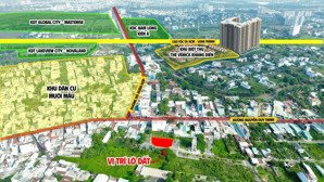 chỉ 1 nền duy nhất 445m2, 3 mặt tiền, cách nguyễn duy trinh 10m, gần kđt global city, lakeview, q2